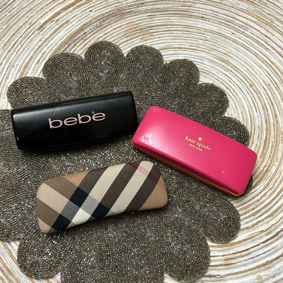 Burberry, Kate Spade, Bebe glasses cases - Picture 2 of 8